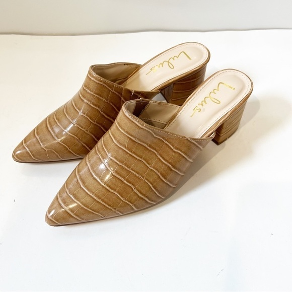 Lulus Camel Pointed Heeled Mules - Picture 3 of 10